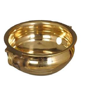 Regalo de bienvenida decorativo de lujo Inticate Floral de lujo decorativo Metal latón Urli para decoración de boda regalo de bienvenida Mesa Urli - Product Image 2