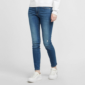 2025 New Women's Premium Denim <b>Jeans</b> Pencil Straight 100% Cotton Distressed Wash Vintage Eco-Friendly Breathable Custom Logo - Product Image 2