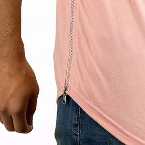 Camisetas de Algodón 100% para Hombre, Diseño con Logotipo Personalizado, Camisetas Blancas Lavadas de Alta Calidad, Estilo Holgado con Hombros Caídos - Product Image 3