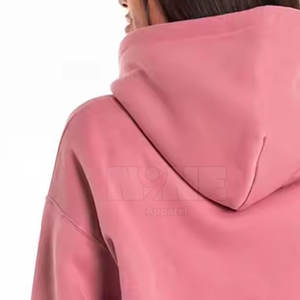 Top vente haute qualité Street Wear Crop Top Hoodies Design unique doublé à capuche pour l'hiver - Product Image 5