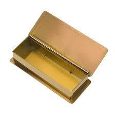 Brass <b>Toothpicks</b> Case <b>Toothpick</b> <b>Holder</b> Dustproof Golden Color Finishing Rectangular Suitable for Kitchen Party hotel Ware Use - Product Image 4