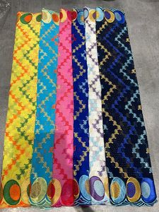 Tela Africana de Algodón Puro de Alta Calidad en Oferta, Estilo Voile, Tradicional, Multicolor, para Vestidos/Prendas Étnicas, Venta al por Mayor en India - Product Image 6