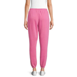 Pantalones Jogger de Cintura Alta con Puños Elásticos para Mujer, Corte Regular, Hechos a Medida, de Felpa Francesa Suave, con Bolsillos, Bordados, para Invierno - Product Image 3