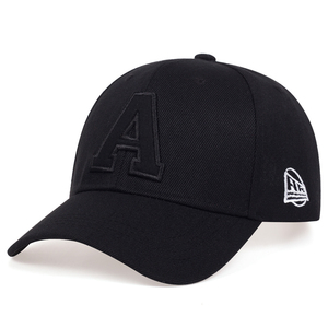 2025 OEM Custom 100% Cotton 3d Embroidery Black Logo Sports Hats Adjustable 6 Panel Curved Brim Golf <b>Baseball</b> <b>Cap</b> for Men - Product Image 5