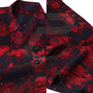 เสื้อยืดชายหาดสำหรับผู้ชายเสื้อยืดแขนครึ่งพิมพ์ลายผ้าฝ้ายโพลีเอสเตอร์ออกแบบได้ตามต้องการใหม่2025 - Product Image 5