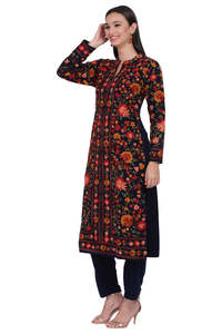 Salwar Kameez de Alta Calidad para Mujer, Elegante, Última Moda, Estilo Indio-Pakistaní, de Seda y Algodón, Lavable, Colores Personalizados, para Toda Temporada - Product Image 2