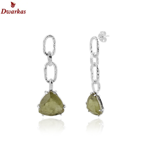 Meilleure vente à la main 925 Sterling Silver Gemstone Boucles d'oreilles Classique Tourmaline Quartz Marteau Goutte pour Cadeau - Product Image 6