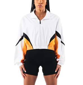 Meilleure vente Veste coupe-vent en nylon à la mode décontractée pour femmes de taille supérieure respirante - Product Image 5