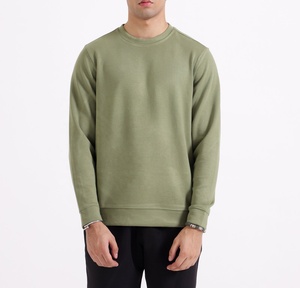Custom Crewneck Sweatshirt Unisex Heavyweight Cotton Oversized 350gsm <b>Fleece</b> LOGO Long Sleeve Sweat Shirts <b>Thick</b> <b>Fleece</b> Blank - Product Image 1