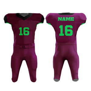 ชุดชุดกีฬาสไตล์สตรีทกลางแจ้งสีพื้นเสื้ออเมริกันฟุตบอลอเมริกันสำหรับผู้ชาย - Product Image 1