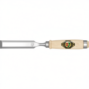 Ciseau de style Ulm CHERRY pour l'artisanat du bambou et du bois, largeur de coupe de 14 mm, 2 pinces en acier, manche en hêtre - Product Image 3