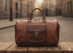 <b>Leather</b> Duffle <b>Bag</b> for <b>Men</b> Luggage Handmade <b>Travel</b> <b>Bag</b> Carry On Luggage Weekender <b>Bags</b> Overnight Gym Sports Cabin - Product Image 4