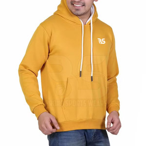 Sweat-shirts à capuche pour hommes, coupe moderne, en coton, mode streetwear d'hiver, vêtements de tous les jours, style outdoor - Product Image 2