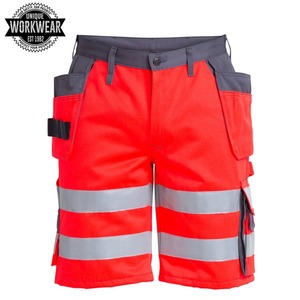 Pantalones cortos de trabajo de seguridad reflectante para hombres al por mayor de alta visibilidad para trabajo y actividades al aire libre - Product Image 3