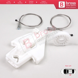 Kit de réparation de lève-vitre arrière gauche BWR495 pour Toledo MK2 1M2 1998-2004 Leon MK1 1M1 1999-2006 4/5 portes 1M0839461A - Product Image 6