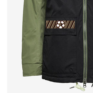 Veste matelassée unisexe personnalisée grande taille col montant manteau de travail chauffant d'hiver manteau de créateur à coudre sur le devant motif de lettres pour garçons hommes - Product Image 3