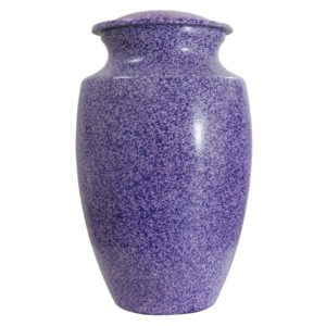 Urnas De Cremación De Aluminio Para Adultos Con Diseño De Estrella Grabado Banda Peltre Y Color Verde Acabado Esmaltado. - Product Image 3