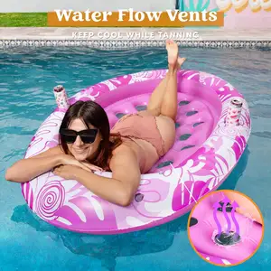 Tumbona de flotador inflable grande Piscina inflable