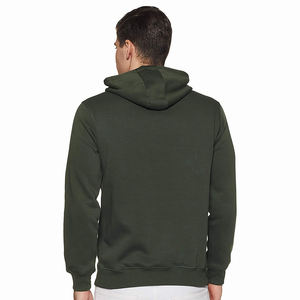 Excellent Quality Men's Pullover Hoodies Cotton Fleece Drawstring Hoodie Breathable Warm Pocket Plain Hoodies - Product Image 2