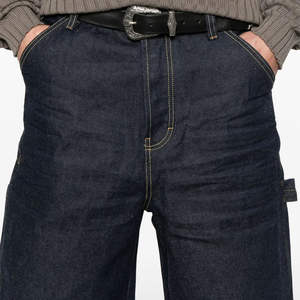 Custom Summer Street Wear Vintage <b>Short</b> Half Pants Work <b>Shorts</b> Fashion Men's <b>Shorts</b> Baggy Denim <b>Jean</b> <b>Shorts</b> Men Cheap price - Product Image 5