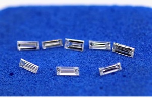 2x1.5mm 5pcs Lab Grown Diamond Baguette Brilliant Cut Diamond Melee DEF Color VS Clarity Ethically Grown & Conflict Free - Product Image 6