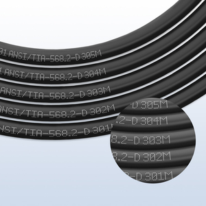 <span class=keywords><strong>Cable</strong></span> Ethernet a granel Cat6 F/<span class=keywords><strong>UTP</strong></span>, PVC/LSZH, negro, 1000ft (305m), <span class=keywords><strong>cable</strong></span> de <span class=keywords><strong>cobre</strong></span> desnudo puro sólido de 23AWG, 550MHz, <span class=keywords><strong>cable</strong></span> LAN con carrete - Product Image 2