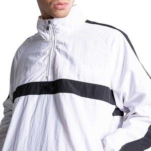 Latest Design Custom Lightweight Breathable <b>Plus</b> <b>Size</b> Windbreakers <b>Jacket</b> <b>Waterproof</b> Half Zip Streetwear Pullover - Product Image 3