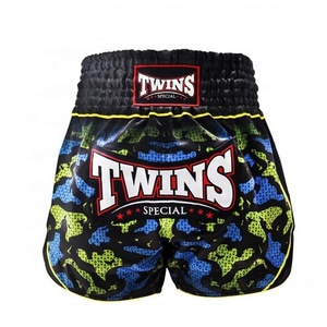 Pantalones Cortos de Artes Marciales para Gemelos de Alta Calidad y Gran Venta, Combinación Multicolor, Estilo Masculino, Pantalones Cortos de Kickboxing para Adultos - Product Image 4