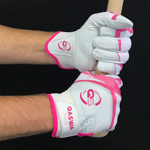 Professional Heavy-Duty Lightweight Cowhide Cabretta Leather Baseball Batting Gloves Multi Color Training - Product Image 4
