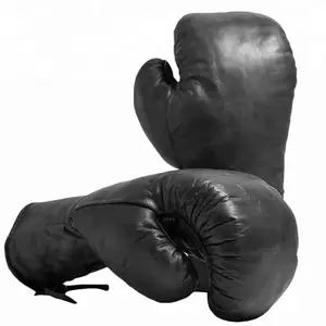 Винтажные кожаные боксерские перчатки, идеальное качество, Oem, профессиональные высококачественные кожаные боксерские перчатки с подкладкой из лошадиного волоса