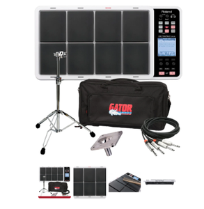 Tampon de percussion numérique de bonne qualité Rol-et OCTA-PAD SPD-30 avec support - Product Image 1