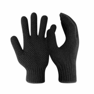 Guantes de tela de algodón con puntos de PVC reforzados de mejor rendimiento Guantes de seguridad de protección personal antiestáticos suaves y cómodos para - Product Image 6