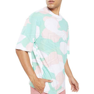 Camiseta de Secado Rápido para Hombre, con Hombros Caídos, de Algodón/Fibra de Bambú Resistente para Uso en Exteriores - Product Image 3