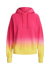 Ensemble de survêtement deux pièces dégradé pour femme, haut à capuche et pantalon, logo personnalisé, vente en gros ODM, léger, pour l'hiver, jogging - Product Image 2