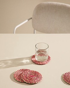 Juego de 4 posavasos de algas marinas rojas Productos ecológicos Hecho en Vietnam Decoración de mesa al por mayor - Product Image 6