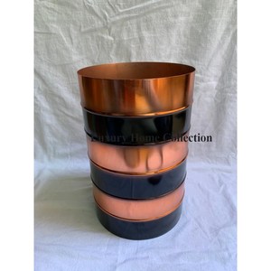 Nuevo conjunto de 2 macetas colgantes y macetas de color dorado macetas de jardín hogar Hotel y restaurante macetas decorativas de interior India - Product Image 4