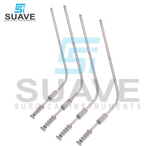 4 Pcs Stainless Steel Highest Quality New Best Supplier Premium Product Neurosurgery Suction Tube by SUAVE SURGICAL INSTRUMENTS - Product Image 2