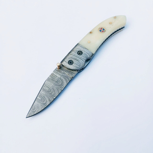 Toptan 2024 yeni sıcak satış özel Logo açık cep maket bıçağı tam şam çelik iç kilit katlanır bıçak DIY sınıf - Product Image 4