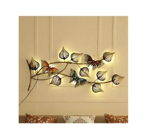Art mural de conception la plus récente pour le salon décoration murale intérieure suspendue en métal de forme de taille personnalisée en aluminium d'Inde - Product Image 5