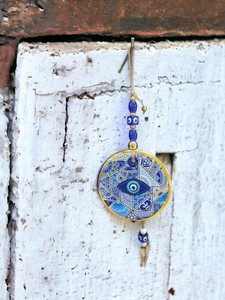 Ojo Turco DAFNI de 13 cm, Hecho a Mano, con Impresión en Relieve, Magnético, de Vidrio, Tradicional, Regalo Promocional, Decoración de Pared, Estambul - Product Image 6