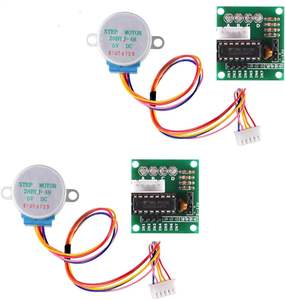28BYJ-48 DC 5V Motor Stepper dan ULN2003 papan modul uji Driver Raspberry <span class=keywords><strong>Pi</strong></span> kompatibel ICs hanya satu Set - Product Image 1