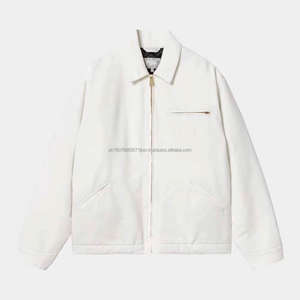 Chaqueta de Lona Personalizada de Alta Calidad, 500 g/m², 100% Algodón, Chaqueta de Trabajo, Abrigo Grueso de Invierno para Hombre, Chaquetas de Trabajo con Logotipo Personalizado - Product Image 5