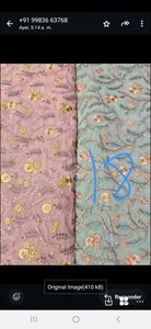 Tissu brodé en Georgette - Product Image 2