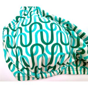 Reggiseno bikini con ferretto Kona Sol da donna, colore verde Geo, taglia S - Product Image 6