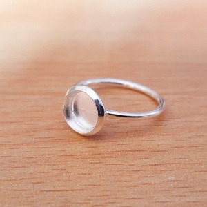 ใหม่ล่าสุด925เงินสเตอร์ลิงหนาวงรอบ5มิลลิเมตรขอบถ้วยเปล่าเรียบการตั้งค่าแหวนสำหรับเครื่องประดับ DIY ขายส่งฐานการทำเครื่องประดับ - Product Image 6