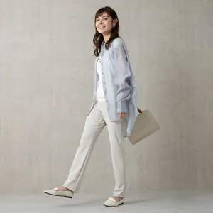 OEM ODM / Made in Japan trendy High quality Stretch pants for women trousers