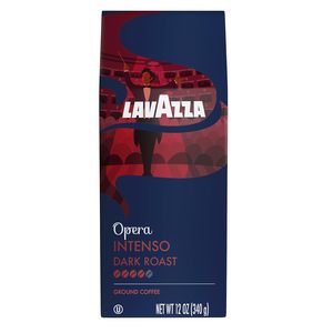Café Molido Lavazza Opera Intenso, Bolsa de 12oz, Tueste Oscuro - Product Image 1