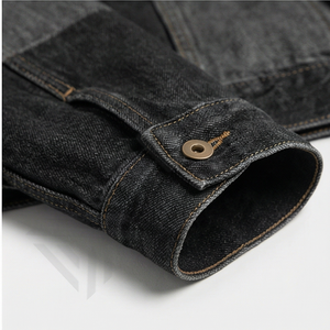 Veste en jean pour homme de haute qualité, coupe ajustée, style décontracté, broderie de logo, vêtements de club, promotion de la marque, vêtements d'extérieur tendance - Product Image 6