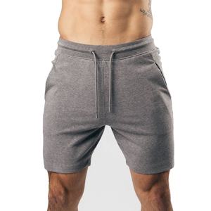 Short de sport pour hommes de haute qualité 100% coton motif solide Logo personnalisé imprimé techniques teintes unies avec poches à glissière approvisionnement OEM - Product Image 1