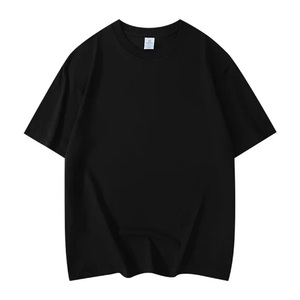 Camiseta 100% algodón personalizada con ajuste cómodo suave al tacto y patrón sólido para ropa informal al aire libre Impresión de logotipo frontal - Product Image 4